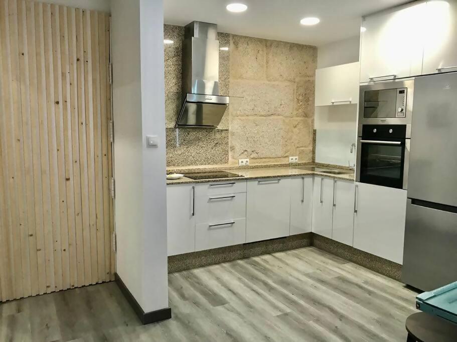 Precioso apartamento en Bueu 50 metros de la playa Exterior foto